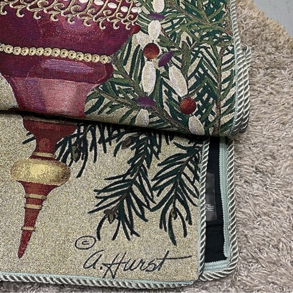 𝅺pure Country Weavers Handcrafted Wall Tapestry Cotton Carpet Classic Holliday - Picture 2 of 7